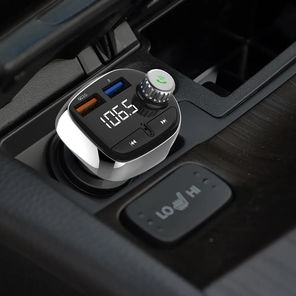 Автомобильный Bluetooth комплект mp3 плеер FM передатчик USB SD ЖК дисплей функция громкой