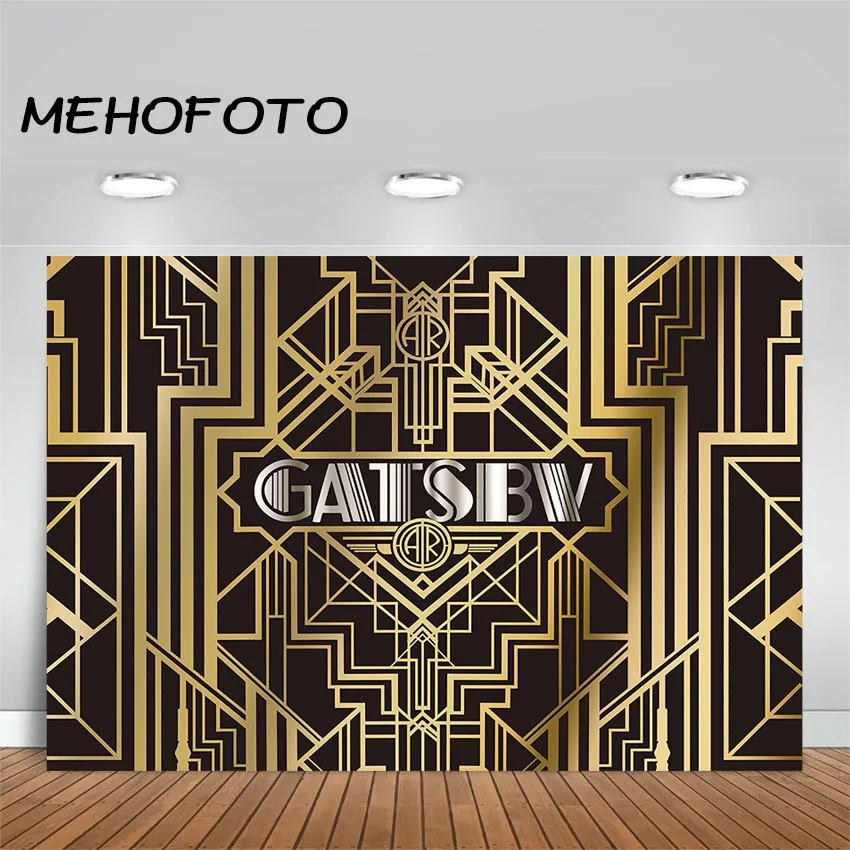 Фотофон MEHOFOTO The Great Gatsby день рождения фотография фон для фотосъемки | Электроника