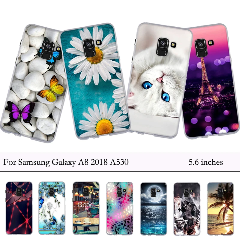 Для samsung Galaxy A8 2018 чехол A530F силиконовый мягкий ТПУ накладка для телефона A 8 A530|case for