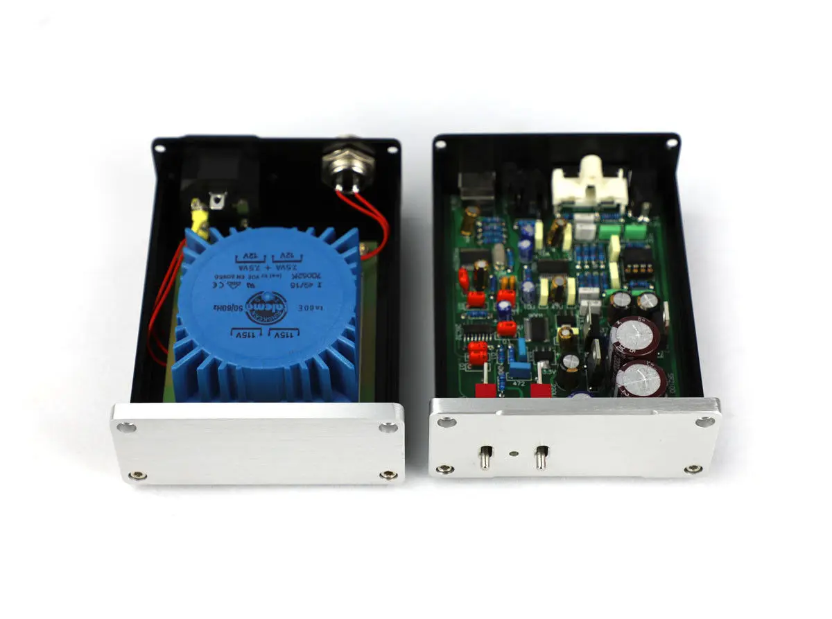 GZLOZONE Hi Fi Wolfson WM8740 + DIR9001 OPA2604 USB/коаксиальный ЦАП Разделение Питание L10 8|Усилители мощности| |