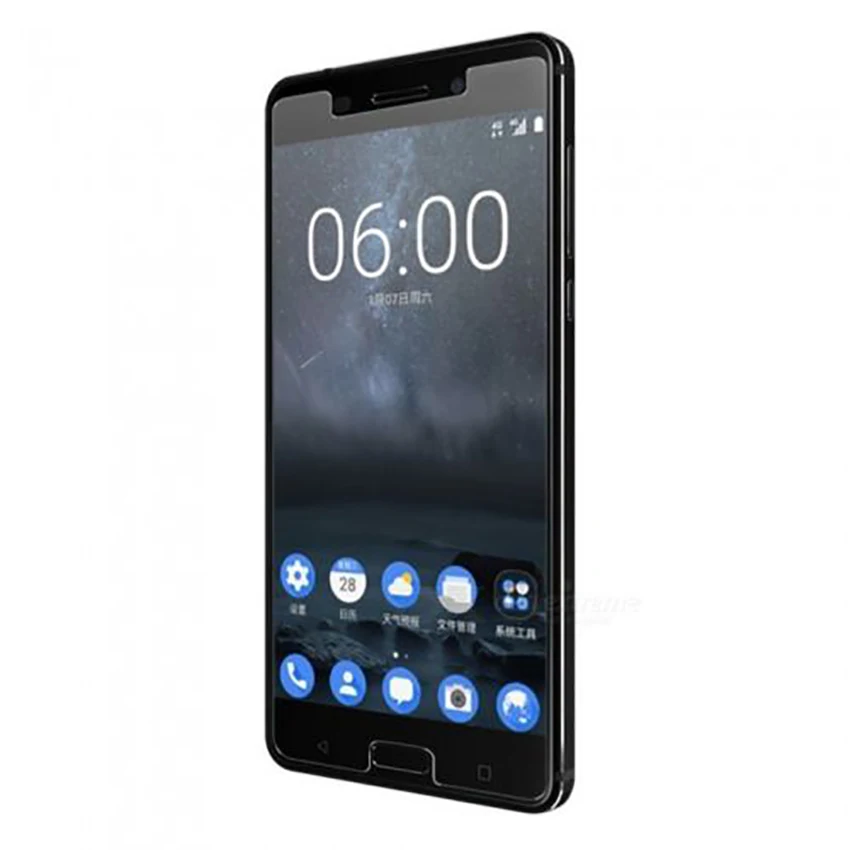 2 шт./лот 9 H 2.5D Anti Explosion закаленного Стекло ForNOKIA 6 N6 Экран протектор|Защитные стёкла