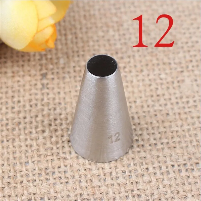 

TTLIFE 1Pc Round Piping Tip Decorating Mouth Nozzle Pastry Tips Fondant Cake Decorating Sugarcraft Tool Pastry Tools Bakeware