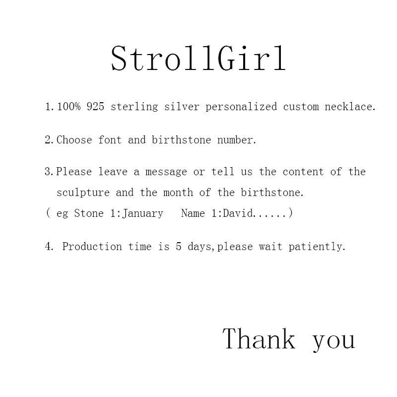 StrollGirl подлинное 925 пробы Серебряное ожерелье с камнем рождения семейное дерево с именами для мам персонализированные серебряные ювелирные изделия