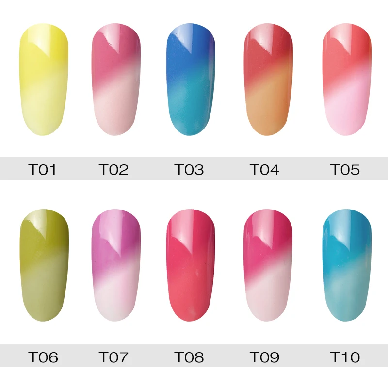 NAILWIND хамелеон изменяющийся от температуры T01 30 гель лак для ногтей Гель