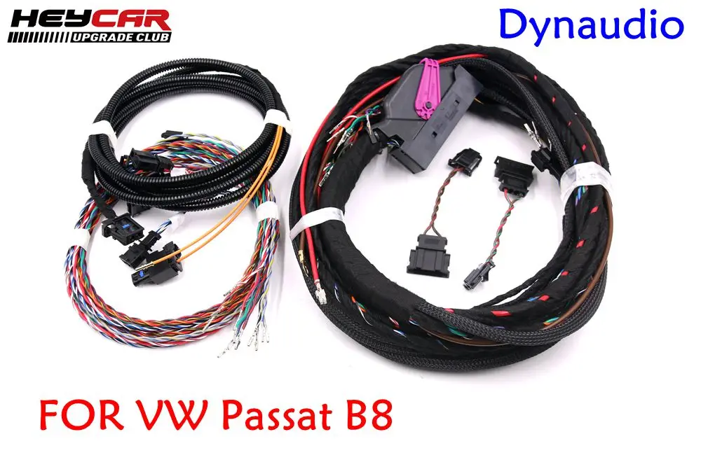 Установка обновления Dynaudio система акустики проводной кабель для VW Passat B8|Кабели