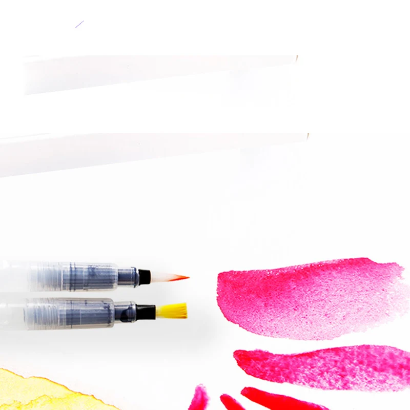 

JIANWU Portable art solid painting watercolor and pigment suit 12/18/24/30/36/40/48 color sketch Powder art supplies