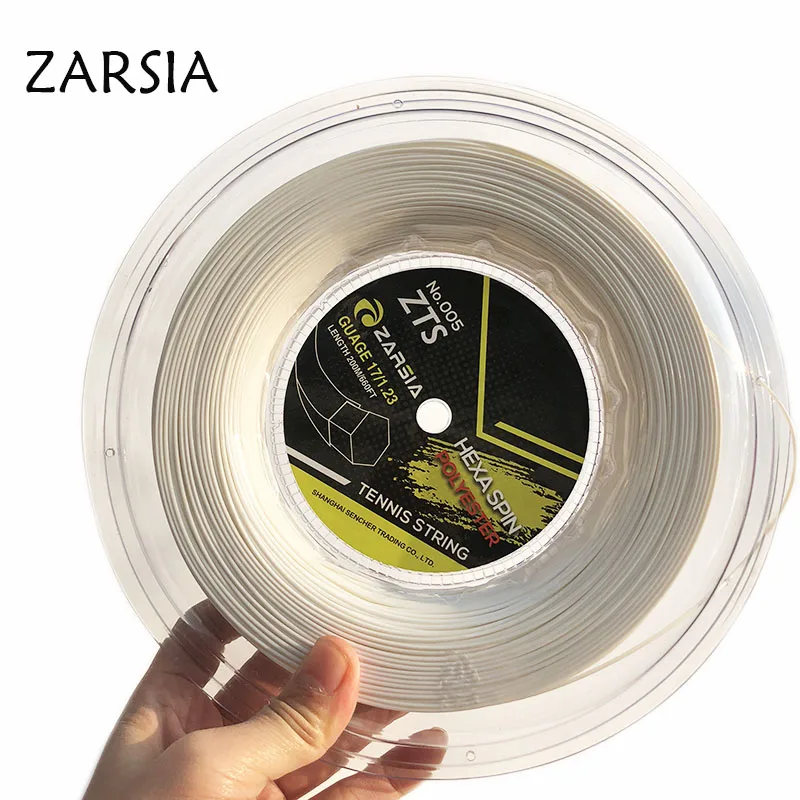 1 Катушка 200 м Подлинная Марка ZARSIA Шестигранная теннисная нить Сделано в Тайване