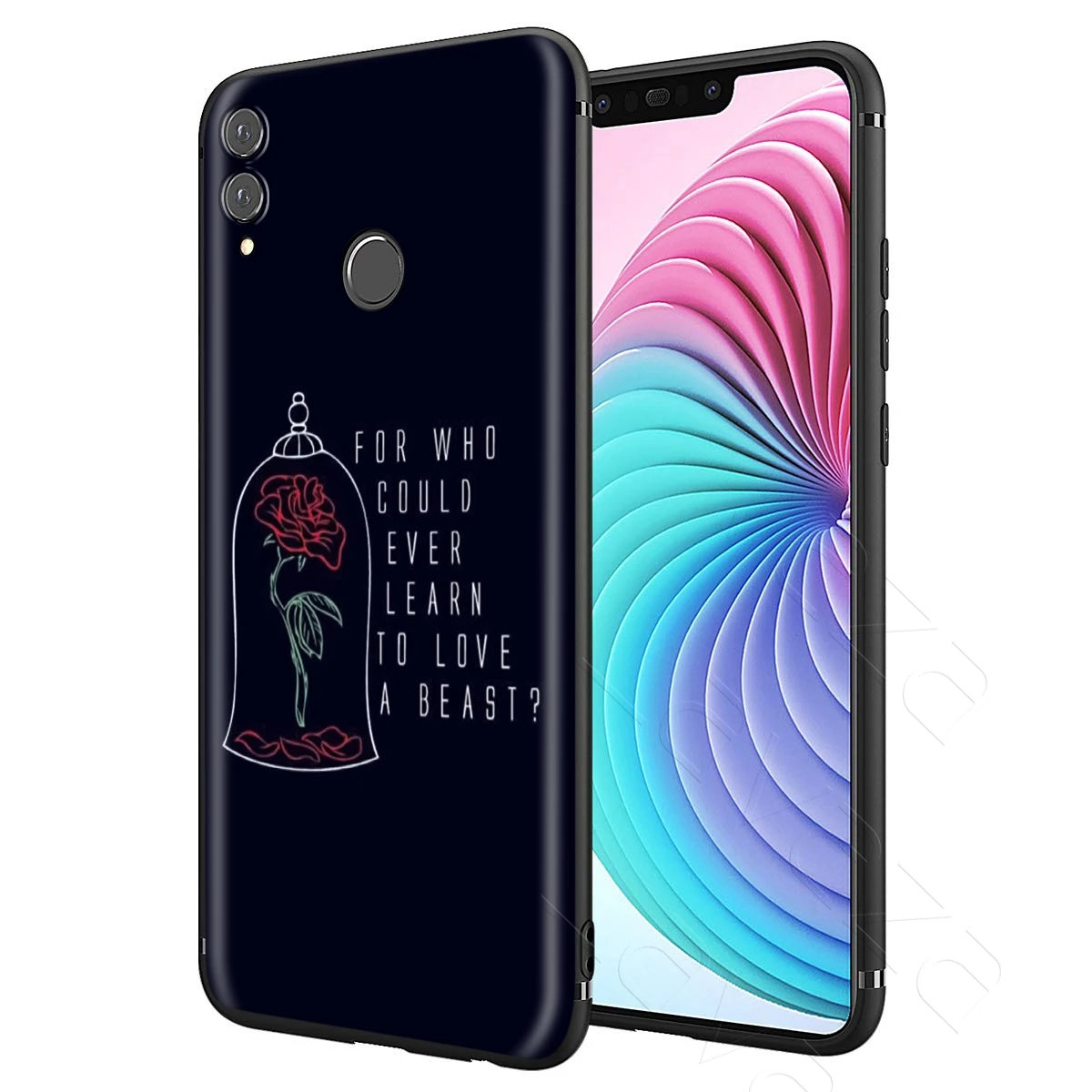 Чехол Lavaza beauty Beast Rose Princess для huawei mate Y7 Y9 P8 P9 P10 P20 P30 Lite Pro P Smart Mini
