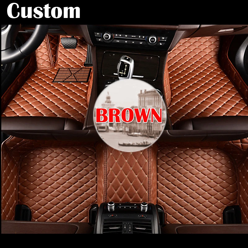 Good quality Custom fit car leather floor mats for hyundai ix35 2010-20153D car-styling carpet liners accessories colors | Автомобили и