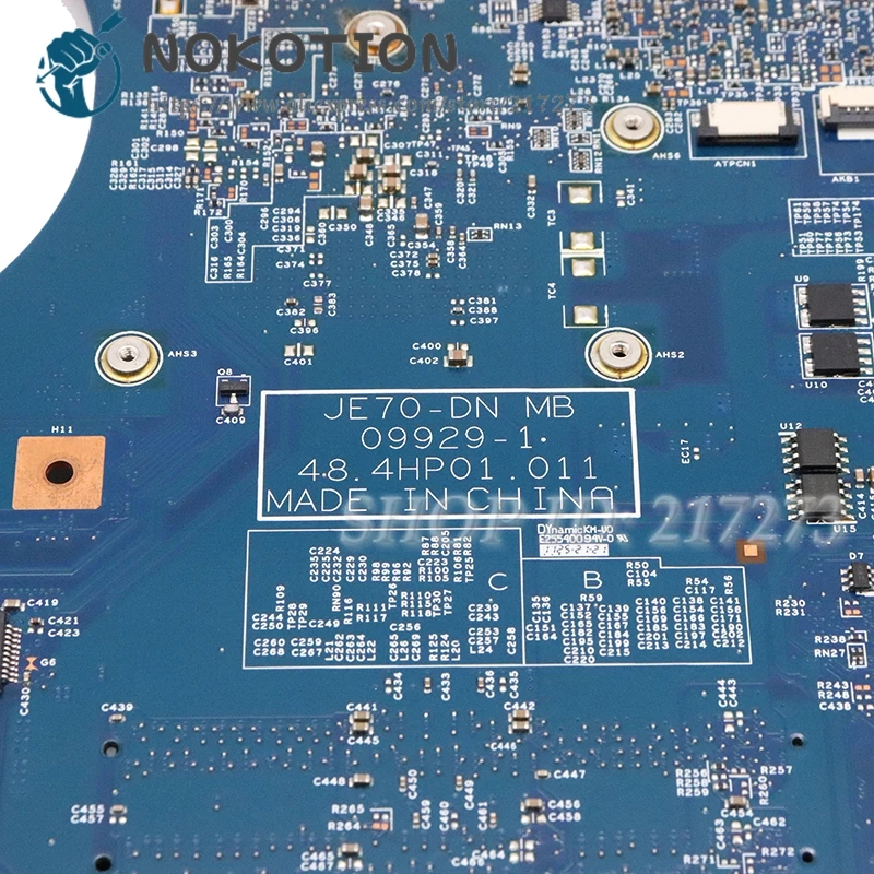 NOKOTION MBPT701001 MBNDA01001 для ACER 7551G 7551ZG материнская плата для ноутбука JE70-DN 09929-1 48.4HP01.011 материнская плата 1 Гб без графического процессора