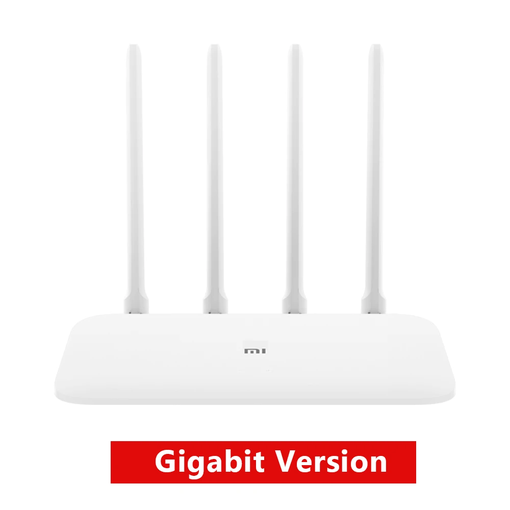 Gigabit version Xiaomi Mi маршрутизатор 4A 2,4G 5GHz Gigabit/Basic Edition 1167 Мбит/с Wi-Fi повторитель 4 антенны поддержка WPA APP управляющие роутеры - Цвет: Gigabit version