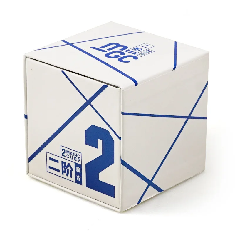 

Yongjun MGC 2x2x2 Magnetic Magic Cube Black Stickerless professional YJ MGC puzzle 2x2 magnets Speed Cube educational Toys