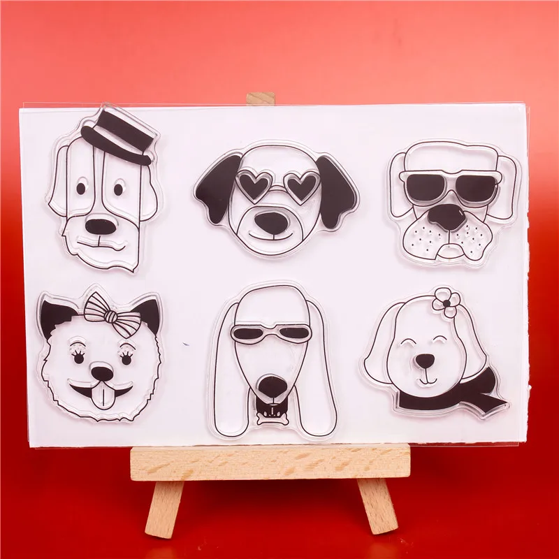 Прозрачные силиконовые штампы для самостоятельного скрапбукинга карты