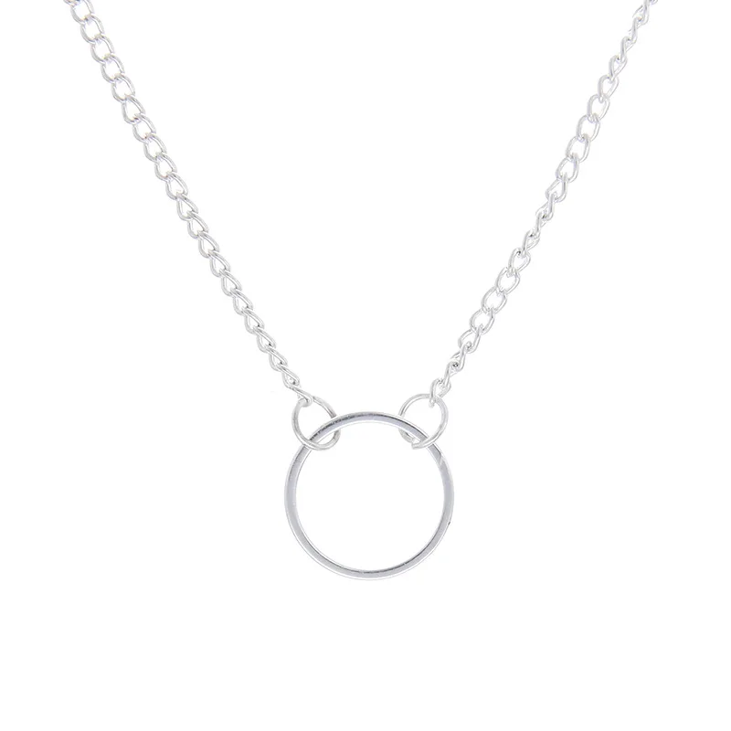 Винтажное ожерелье Карма для женщин Золотая цепочка круглая подвеска подарок на