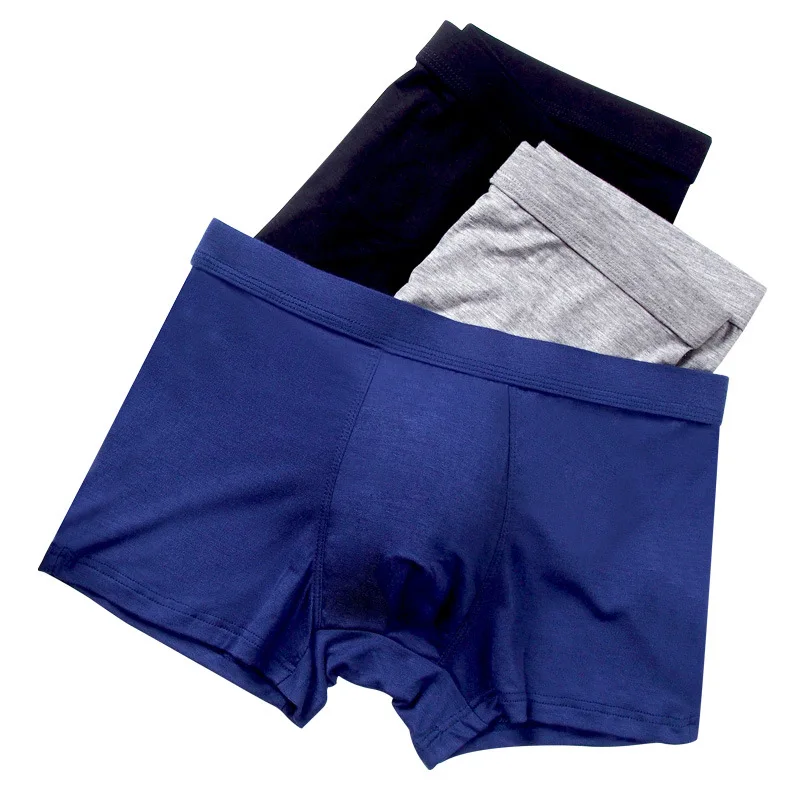 5 pcs/lot Men underwear Boxer shorts Bamboo fiber Seamless u convex design very soft sexy kilot male men's underpants boxer