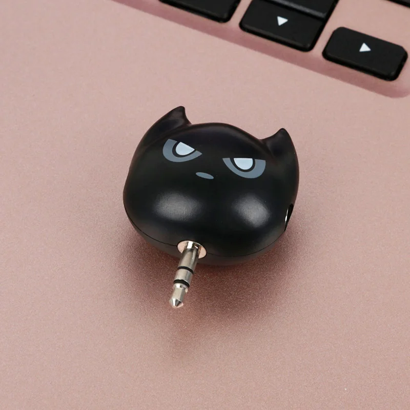 CatXaa 3 в 1 &quotлетучая мышь&quot милый 5 мм адатпера Разветвитель для наушников Samsumg IPhone
