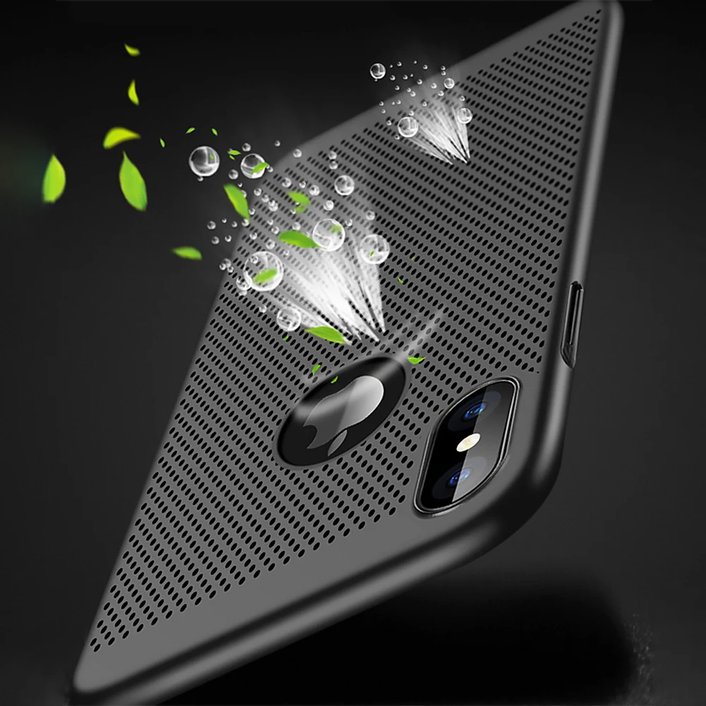 Жесткий чехол из поликарбоната для iPhone 11 6 5 1 8 дюйма XS Max XR X 7 Plus с отводом тепла