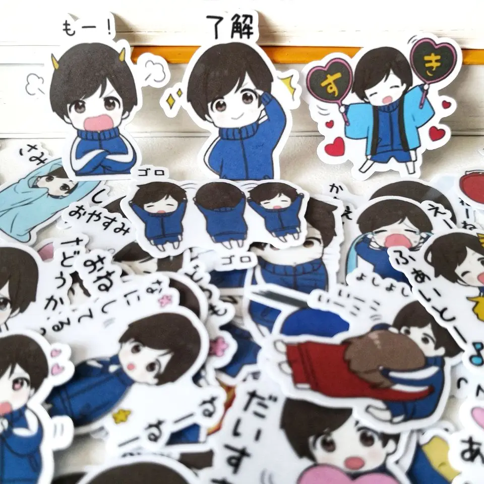 

20/40pcs Kawaii Beautiful Cleaner Girl Cartoon Scrapbook Paper Sticker DIY Craft Sticker Photo Diary Decoration
