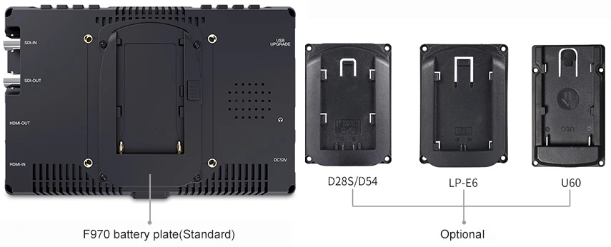 Feelworld FW279S 7 дюймов 3g SDI 4 K HDMI DSLR камера полевой монитор ультра яркий 2200nit Full HD 1920x1200 lcd ips для улицы