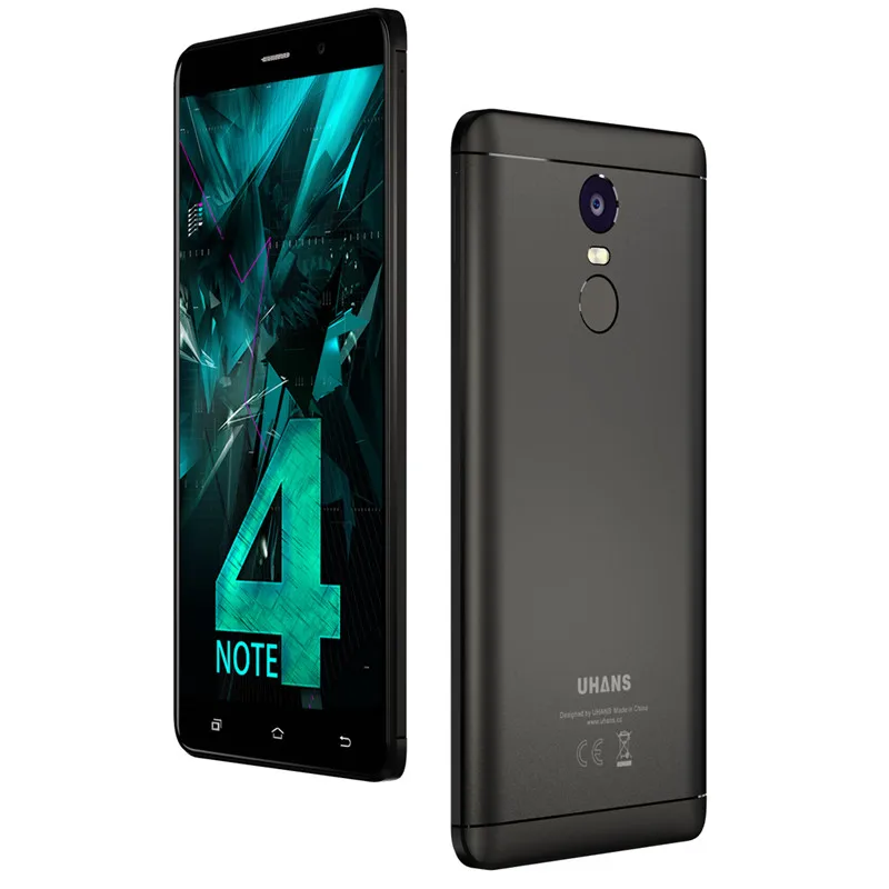 Uhans Note 4 мобильный телефон 5.5 дюймов IPS MT6737 ядра android 7.0 3 ГБ Оперативная память 32