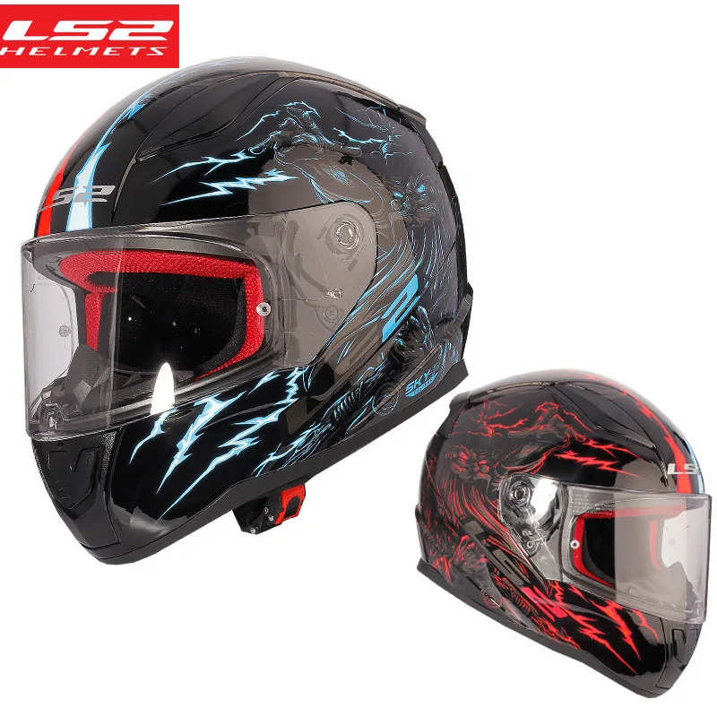 LS2 FF353 full face motorcycle helmet ABS reinforced shell KIDS HELMET XS man woman racing motorbike helmet ECE approval