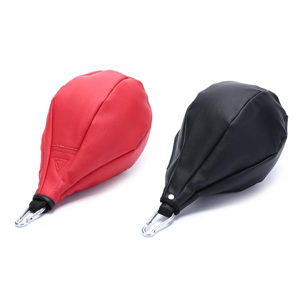 Боксерский грушевидный скоростной мяч из полиуретана поворотный дырокол