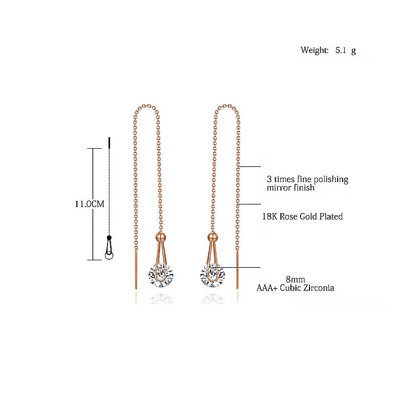 Длинные висячие серьги Стразы золотого и серебряного цвета с кисточками женские