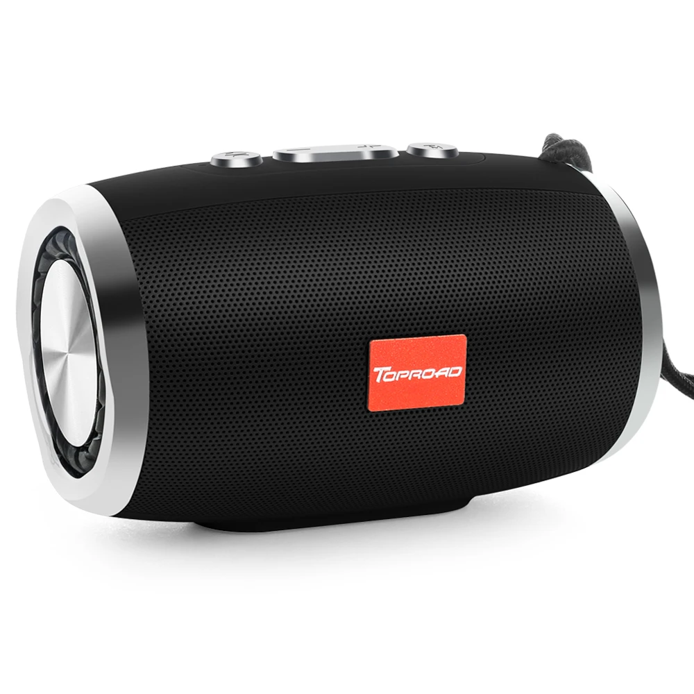 TOPROAD Портативный Bluetooth Динамик Беспроводной Колонка стерео Динамик s Поддержка TF FM Радио Mic AUX громкий Динамик для компьютера телефона с изображением из мультфильма