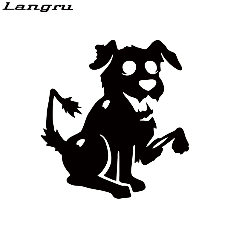 

Langru горячая Распродажа наклейка на автомобиль зомби собака виниловые графические наклейки автомобильный стильный декоративный Jdm