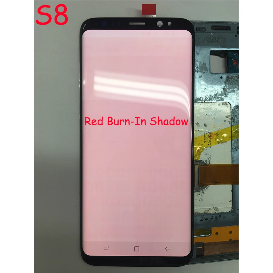 Сменный экран для Galaxy S8 SAMSUNG G950F Samsung Plus G955 красный с эффектом затемнения|screen