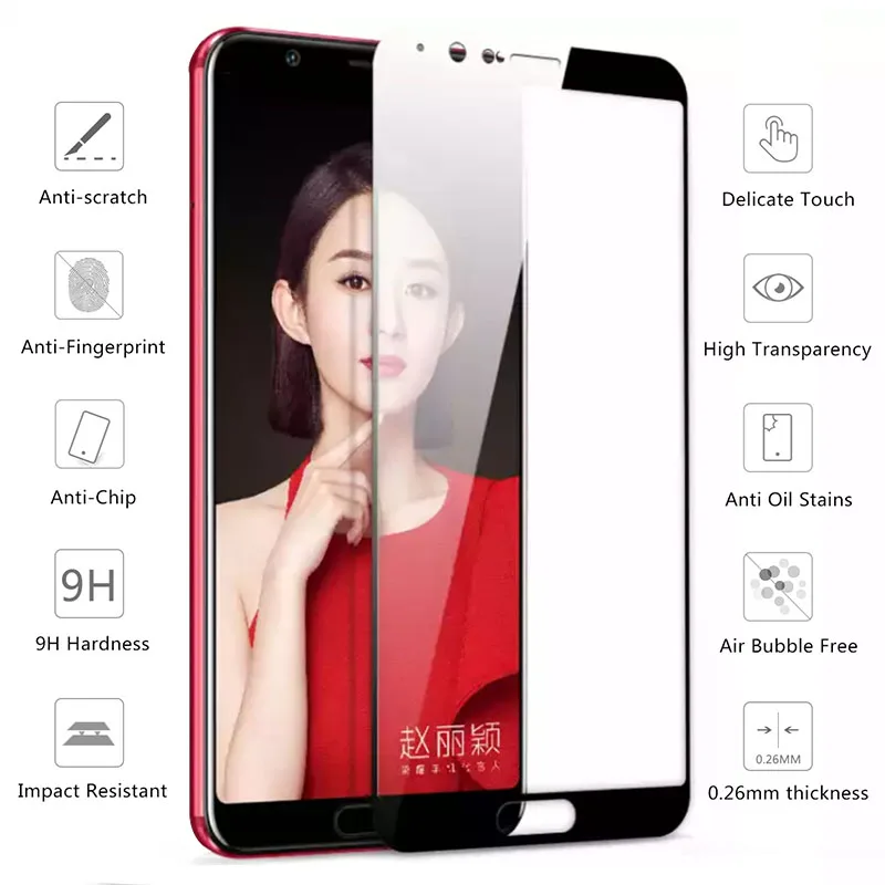 Закаленное стекло для Huawei Honor V10 Защита экрана V 10 10V View10 защитное на пленка с