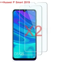 2pcslot 2 5d tempered glass p smart 2019 screen protector protective film for huawei p smart 2019 pot lx3 pot lx1 6 21 inch