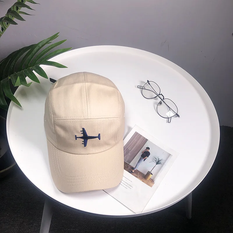 2019 Весна Лето Вышивка самолет уличная бейсболка хлопковая кепка Snapback спортивные