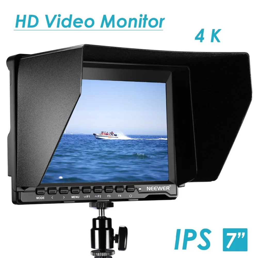 Neewer NW74K 7 ''Ultra HD 4K 1280x800 IPS экран Камера полевой монитор 16:10 /4:3 регулируемое