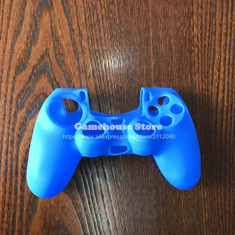 Силиконовый чехол для геймпада защитный контроллера PS4 с джойстиком из гелевой