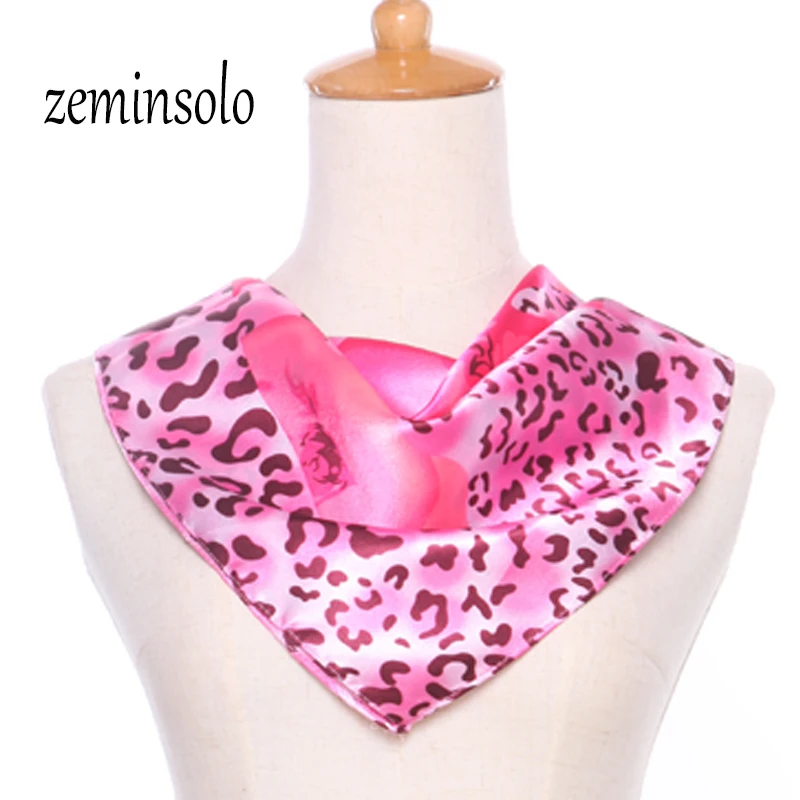 

60*60cm Square Scarf For Women Wrap Imitated Silk Scarf Chiffon Silk Scarves Wraps Soft Scarf Women Shawl Hijab Plaid Stoles