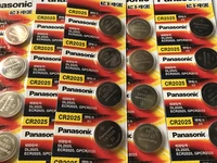 1000pcslot new original battery for panasonic cr2025 3v button cell coin batteries for watch computer cr 2025