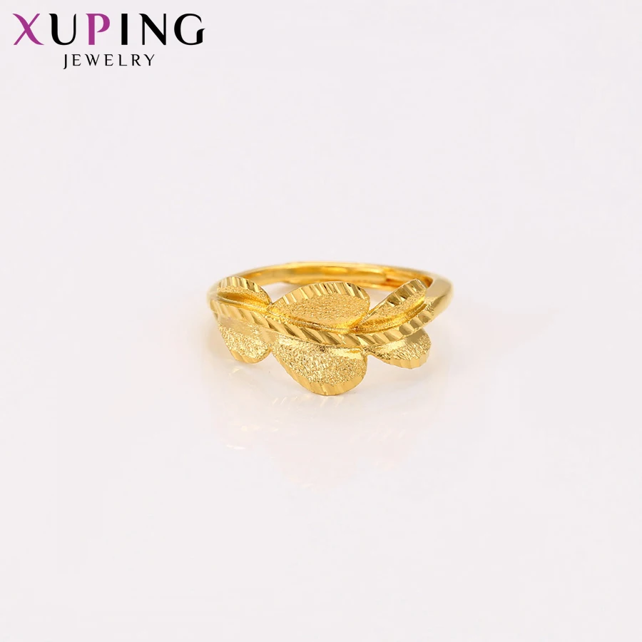 Xuping Elegant Ring Temperament Popular Design Charm Style Women Pure Gold Color Plated Jewelry Christmas Gift 14356 | Украшения и