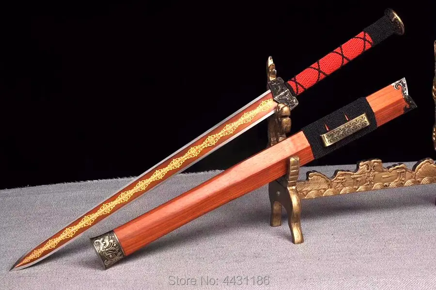 Меч дао КИТАЙСКИЙ ручной работы хан Цзянь красивое лезвие из высокомарганцевой