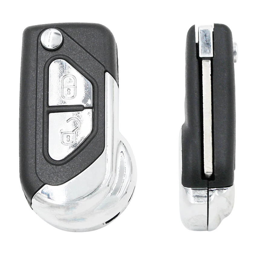 2 кнопки модифицированный раскладной дистанционный чехол для ключа автомобиля