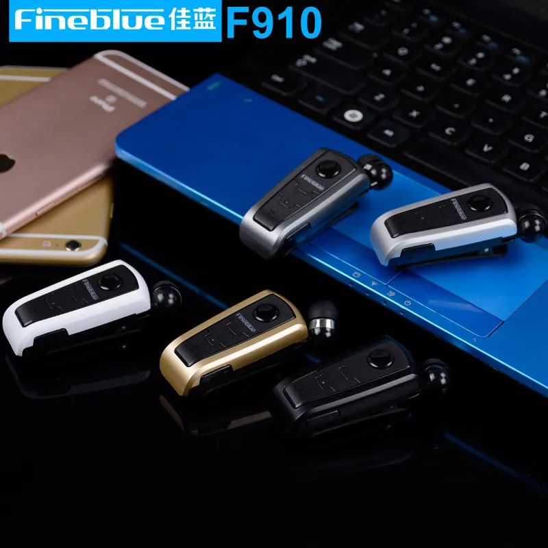 Fineblue F910 Мини Портативный беспроводной Bluetooth наушники гарнитура в ухо Вибрационный оповещение износ клип наушник Hands-Free для телефона