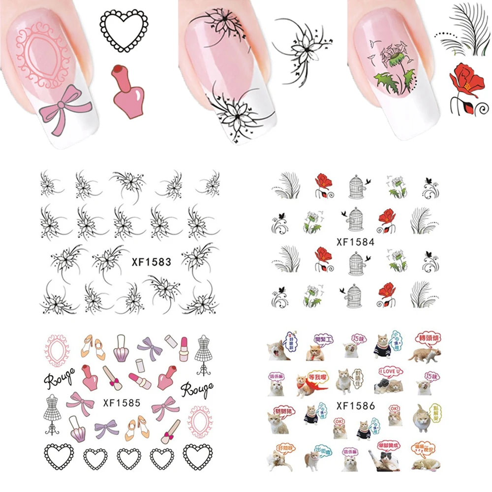 Наклейка для ногтей Mtssii 1 лист|nail stickers decals|nail art decalsfingernail tips |