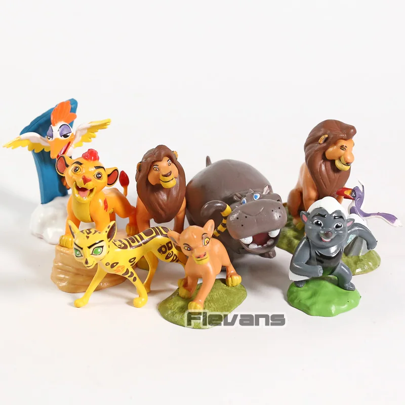 Лев Guard возврат роара Simba Kion Beshte Fuli Ono Kiara мини лев Король Фигурки игрушки 8 шт./компл