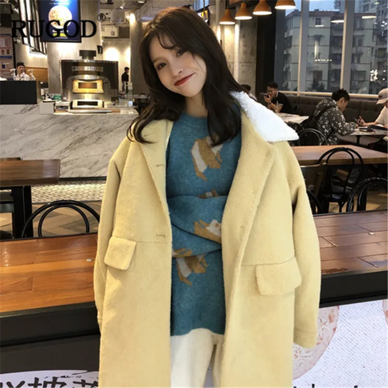 RUGOD 2019 Autumn Winter Fashion Panda Women O-neck Long Sleeve Sweater Ladies Cartoon Prints Pullovers sweter damski | Женская одежда
