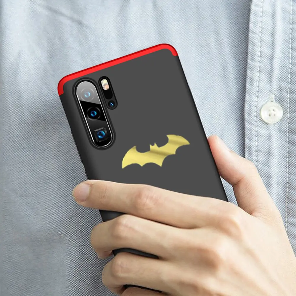 Бэтмен Psmart Z 3 в 1 360 полная защита ультра тонкий чехол для телефона huawei mate 20 P30 P20 Y9