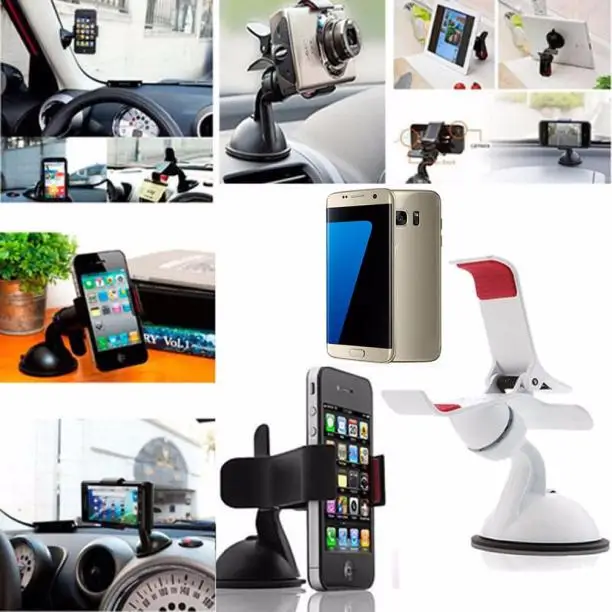 Универсальный автомобильный держатель телефона на присоске для iPhone X 8 7 Plus|Стойка