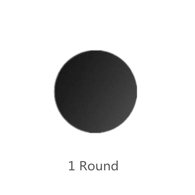 1Round Syrinx Металлическая Пластина Магнит мобильный стенд Универсальный сменный комплект металлических пластин с клеем для магнитного автомобильного держателя телефона - Цвет: 1Round