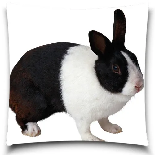 

5 size High Quality Cotton Polyester Cute Rabbit Christmas Gift Decorative Throw Pillow Case Cushion Cover Sofa Home Decor