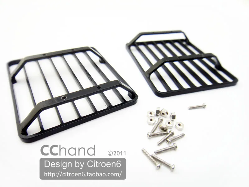 CChand Tamiya RC4WD G2 &amp amp land rover Land Rover D90 металлическая решетка фары RC Автомобильная