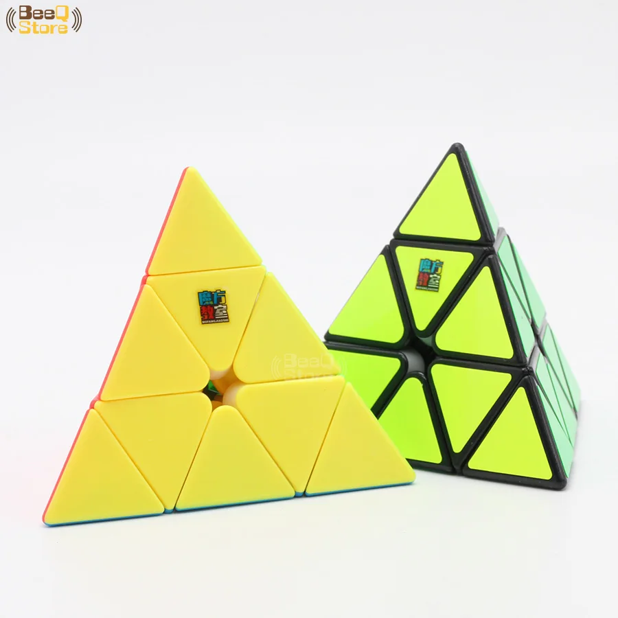 Mofangjiaoshi 3x3x3 MF Пирамида волшебный куб головоломка на скорость Moyupyraminx magico Cubo черный Stickerless образовательный мозговой Тизер Игрушка